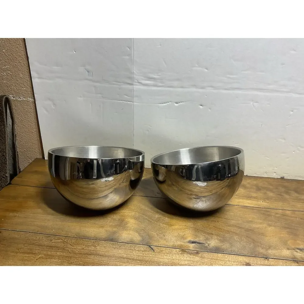 Vollrath 47651 Angled Double Wall Serving Bowl Stainless Steel 1.9 Quarts 2